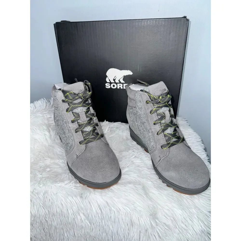 SOREL Evie Ankle Lace Booties Size 5 NEW